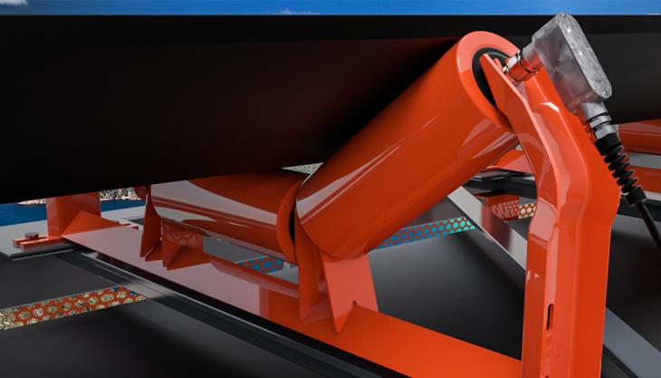 Conveyor speed sensor header Speed sensor header