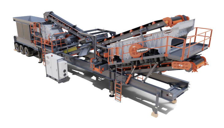 The new Portable Sentry HSI closed-circuit plant from Superior Industries Superior HSI