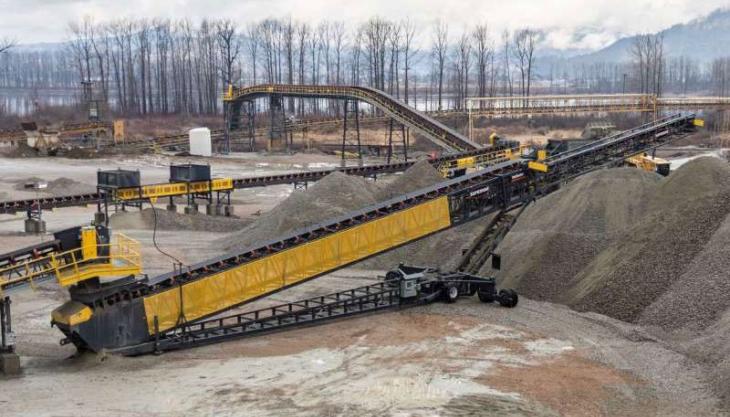 Superior will display their renowned TeleStacker conveyor at Conexpo-Con/Agg 2023 Superior telescopic conveyor
