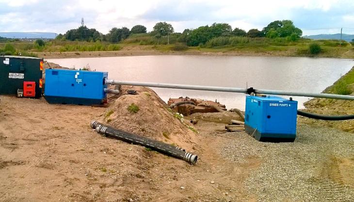 Sykes Pumps play key role at Borras Quarry Sykes Super Wispaset pumps