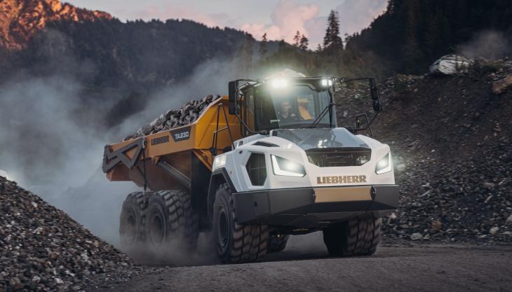 The new-generation Liebherr TA 230 Litronic articulated dumptruck Liebherr TA 230 Litronic dumptruck