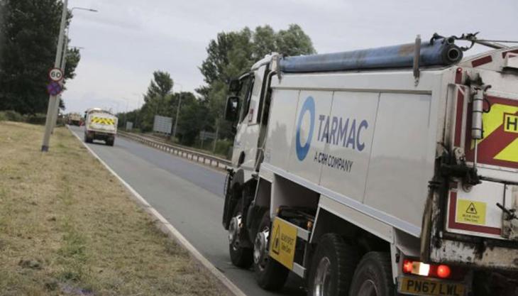 Tarmac on the A580