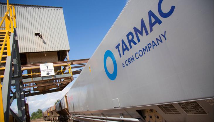 Tarmac boost rail freight capability from Mountsorrel Tarmac rail wagons