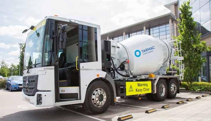 Tarmac's Econic concrete mixer Econic concrete mixer