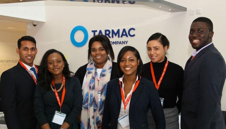 Tarmac welcome Taylor Bennett Foundation trainees to HQ Taylor Bennett Foundation trainees