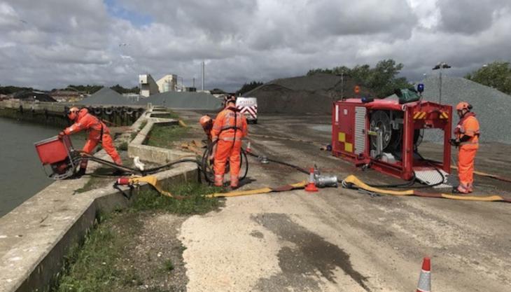 West Sussex Fire & Rescue Service has using Tarmac’s Littlehampton asphalt plant facility to carry out specialist vehicle and capability training Tarmac Littlehampton