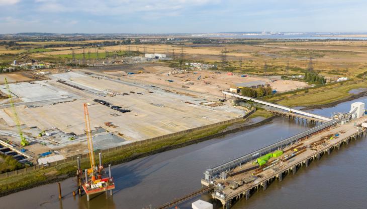 Tarmac and Forth Ports are creating the UK's largest CMAT at Tilbury2 on the river Thames Tilbury2