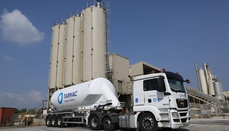 Tarmac are moving to a regional transport model for cement hauliers Tarmac logistics