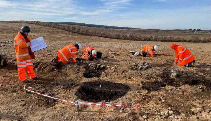Archaeologists find evidence of extensive metal production at Tarmac’s Lochinver Quarry Lochinver Quarry
