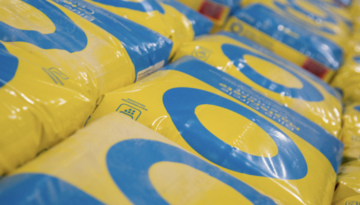 Tarmac's Blue Circle Mastercrete Cement in the new eco bags Tarmac Blue Circle