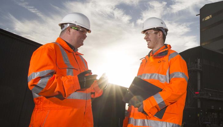 Tarmac workers