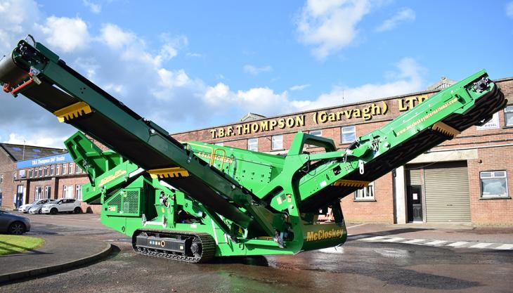 TBF Construction Machinery have been appointed as McCloskey dealer for Ireland TBF Thompson