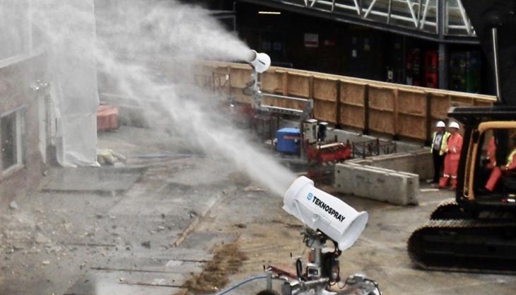 The new TEKNO-SPRAY dust-suppression machine from Trime Group TEKNO-SPRAY dust-suppression machine