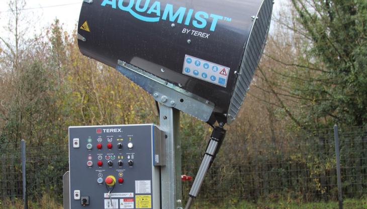 Aquamist by Terex dust-suppression system Aquamist dust-suppression system