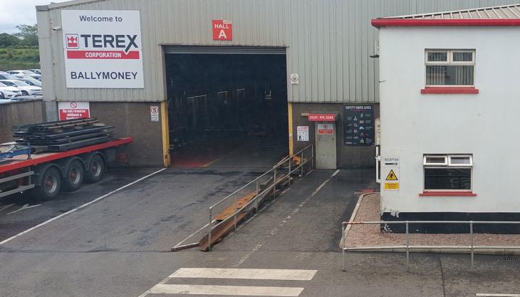 Terex Materials Processing’s Ballymoney facility Terex Materials Processing’s Ballymoney facility