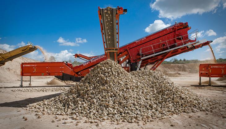 Terex Finlay 694+ Supertrak machine Terex Finlay 694+ Supertrak machine