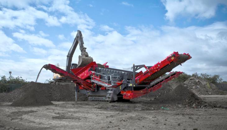 Terex Finlay 883+ Spaleck screener Terex Finlay 883+ Spaleck screener