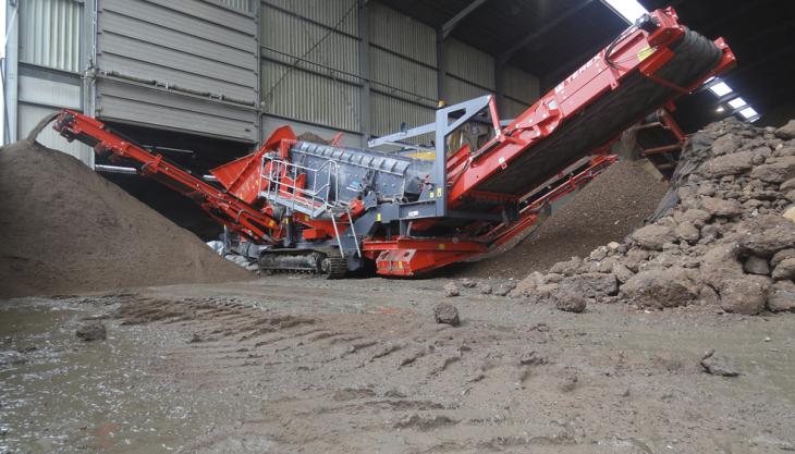 Terex Finlay 883 Spaleck mobile screener