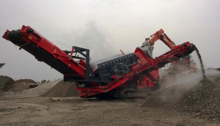 Terex Finlay 883 Spaleck mobile screen