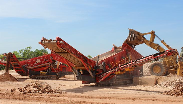 Terex Finlay 893 screener