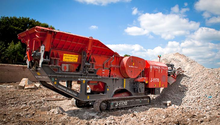 Terex Finlay J-1170 jaw crusher