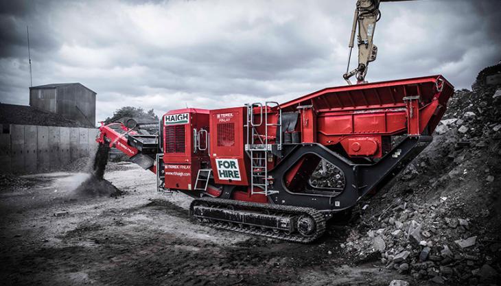 Terex Finlay J-960 mobile crusher