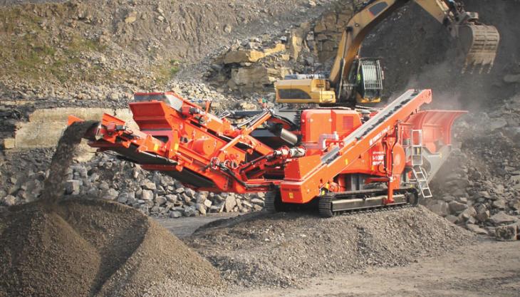 Terex Finlay I-100RS horizontal impact crusher