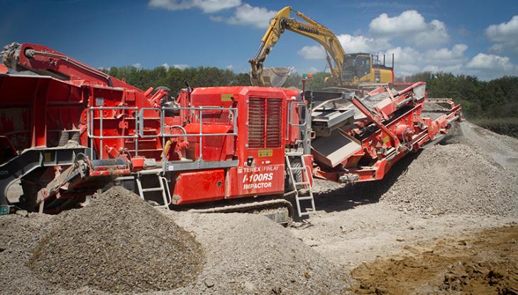 Terex Finlay I-100RS impact crusher