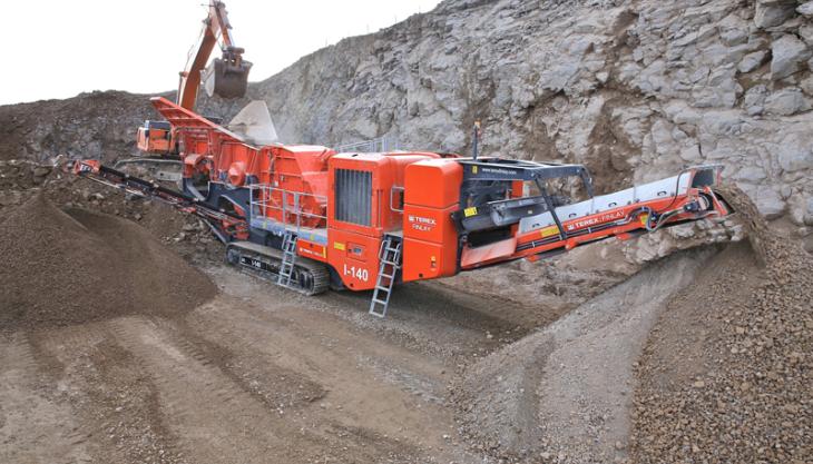 Terex Finlay I-140 impact crusher Terex Finlay I-140 impact crusher