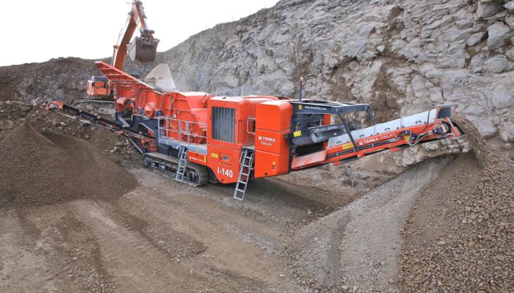 Terex Finlay I-140 impact crusher