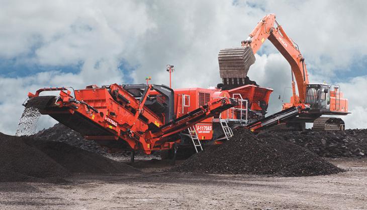 Terex Finlay J-1170AS jaw crusher