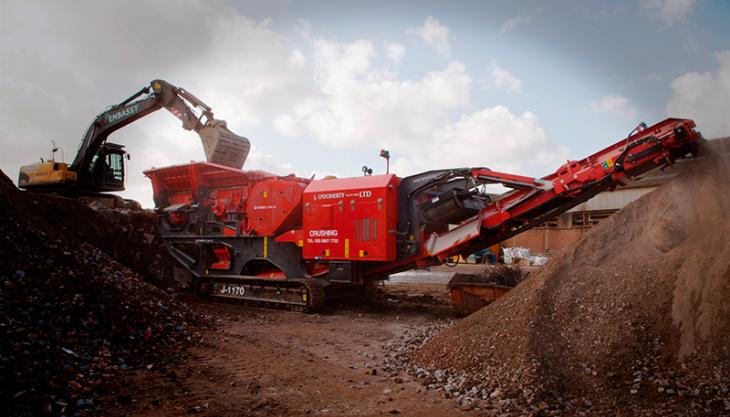 Terex Finlay J-1170 jaw crusher