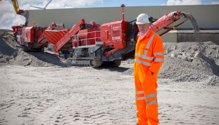 Kevin Foley of Goonvean Aggregates Kevin Foley