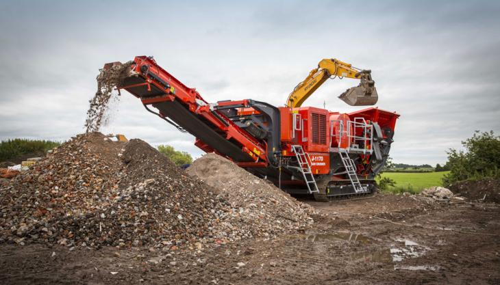 Terex Finlay J-1170 jaw crusher