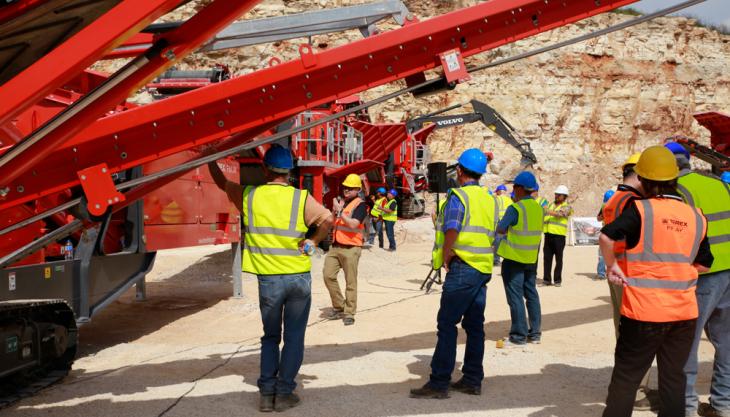 Terex Finlay open day in Texas Terex Finlay open day in Texas