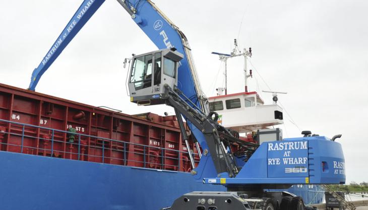 Rastrum take delivery of Terex Fuchs MHL360E materials handler Terex Fuchs MHL360E materials handler