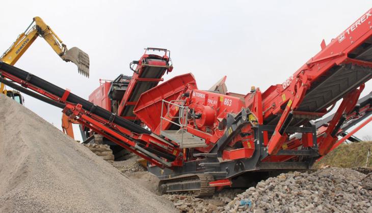 Terex Finlay 863 heavy-duty screen