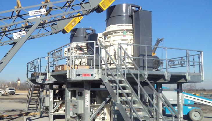 Terex MPS MC380X cone modules Terex MPS MC380X cone modules