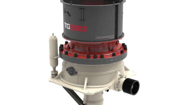 Cedarapids TG320 spider-bearing cone crusher Cedarapids TG320 spider-bearing cone crusher