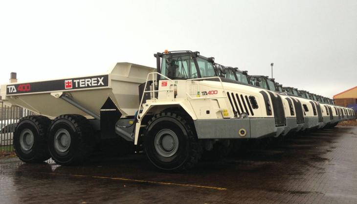 Terex TA400 articulated dumptrucks