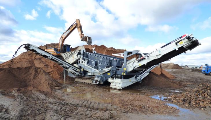 Terex TRS 550 Spaleck plant Terex TRS 550 Spaleck plant
