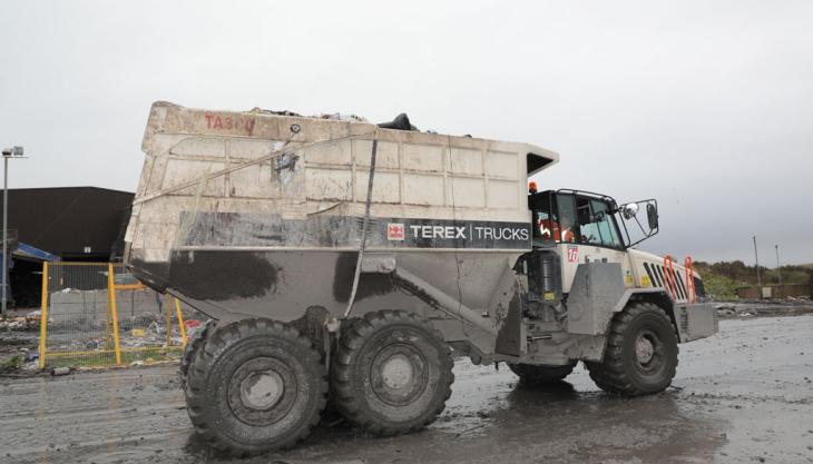 New bespoke TA300 articulated hauler for Clearwater Terex TA300 hauler
