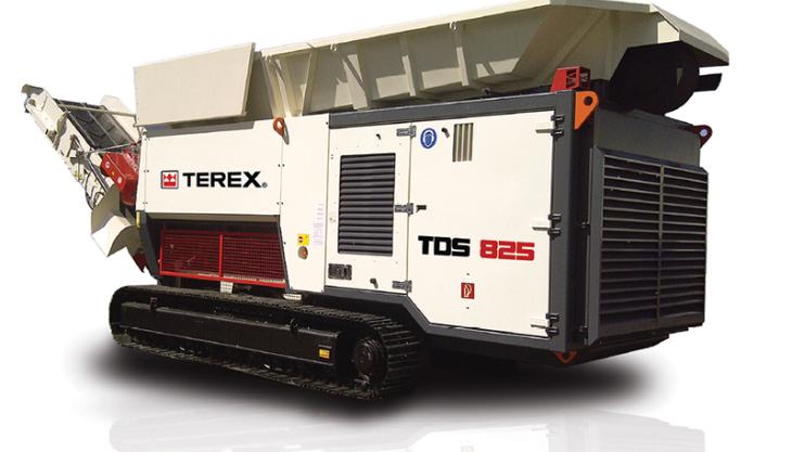 Terex TDS 825 low-speed shredder