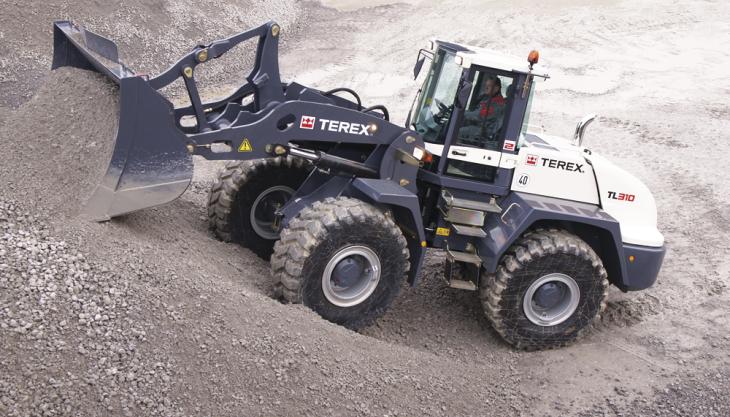 The Terex TL310 wheel loader Terex TL310