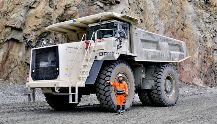 Terex TR100 dumptruck Terex TR100 dumptruck
