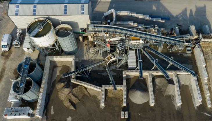 New TWS wash recycling plant is reprocessing CD&E wastes into a sustainable production line of sand and aggregate products TWS wash recycling plant