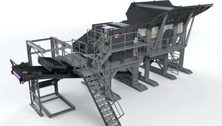 The Terex MPS MJ55 jaw module Terex MPS MJ55 jaw module