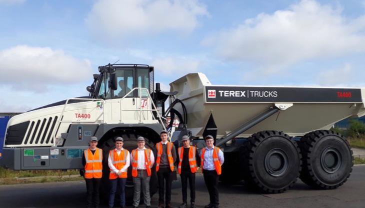 Terex Trucks' new apprentices Terex Trucks apprentices