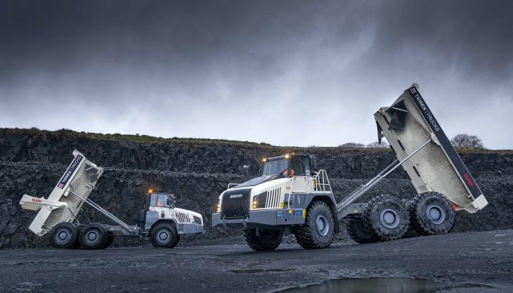 Terex Trucks' TA300 and TA400 articulated haulers Terex Trucks
