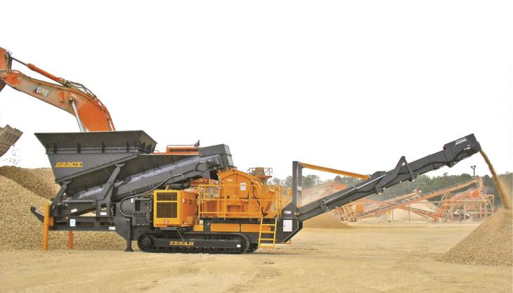 Tesab 623CT mobile impact crusher Tesab 623CT